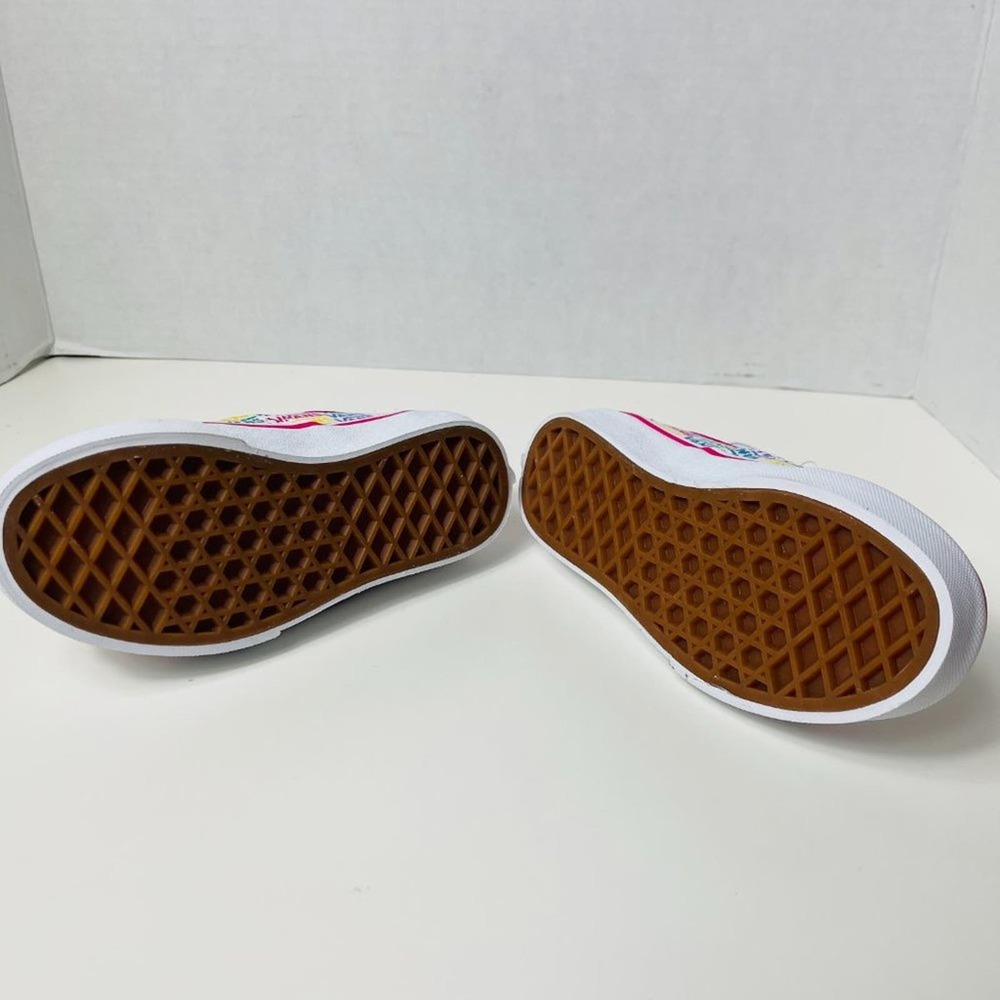 Vans Kids Authentic Elastic Rainbow Sneaker 10.5K - Picture 12 of 12